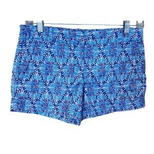 Vineyard Vines Girls Sz 14 Shell Diamond Print Shorts Pockets Adjustable Waist